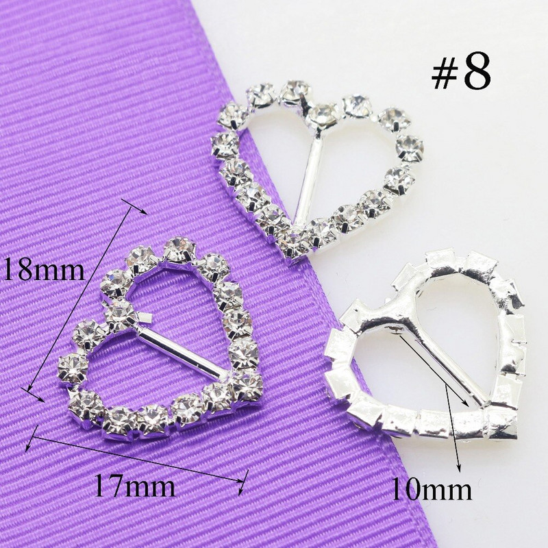 Aukštos kokybės! 10 vnt./rinkinys Kalnų krištolinio akmens sagtys Vestuvių kvietimo atvirukai Papuošimas DIY plaukų aksesuarai Nemokamas pristatymas