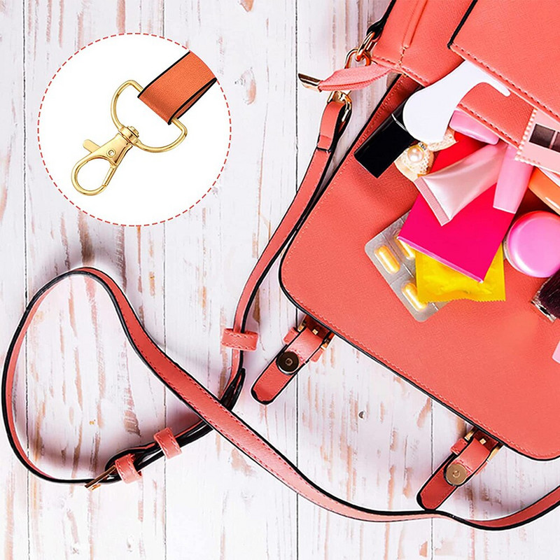 10 vnt. Pasukami užsegimai su D žiedais, užsegami kabliukai, raktų pakabuko kabliukas, metaliniai omarų užsegimai, skirti raktų pakabukų siuvimui