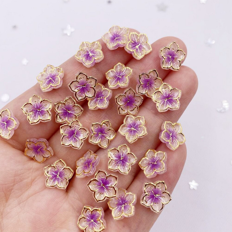 50 buc rășină, drăguț, colorat, 10 mm, ceas, floare, cristal, bijuterie, cu spate plat, strasuri, bricolaj, album de însemnări de nuntă pentru unghii, artizanat L613