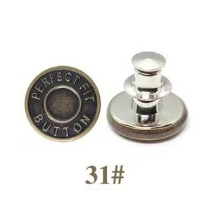 5 Σετ Αποσπώμενα μεταλλικά κουμπιά κουμπώματος για ρούχα τζιν με λεπτή μέση χωρίς ράψιμο Τέλεια εφαρμογή Προσαρμογή DIY γενικής πόρπης