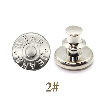 5 Σετ Αποσπώμενα μεταλλικά κουμπιά κουμπώματος για ρούχα τζιν με λεπτή μέση χωρίς ράψιμο Τέλεια εφαρμογή Προσαρμογή DIY γενικής πόρπης