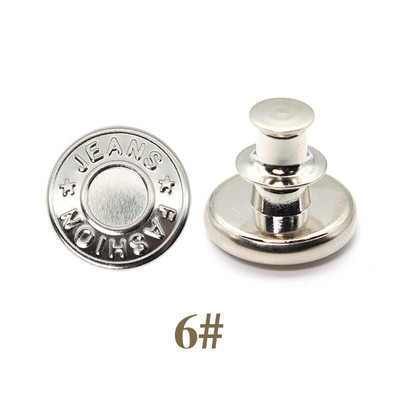 5 Σετ Αποσπώμενα μεταλλικά κουμπιά κουμπώματος για ρούχα τζιν με λεπτή μέση χωρίς ράψιμο Τέλεια εφαρμογή Προσαρμογή DIY γενικής πόρπης