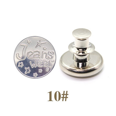 5 Σετ Αποσπώμενα μεταλλικά κουμπιά κουμπώματος για ρούχα τζιν με λεπτή μέση χωρίς ράψιμο Τέλεια εφαρμογή Προσαρμογή DIY γενικής πόρπης
