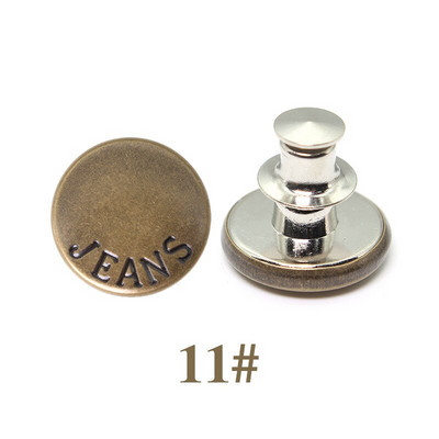 5 Σετ Αποσπώμενα μεταλλικά κουμπιά κουμπώματος για ρούχα τζιν με λεπτή μέση χωρίς ράψιμο Τέλεια εφαρμογή Προσαρμογή DIY γενικής πόρπης