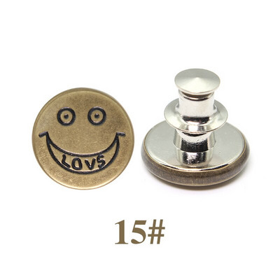 5 Σετ Αποσπώμενα μεταλλικά κουμπιά κουμπώματος για ρούχα τζιν με λεπτή μέση χωρίς ράψιμο Τέλεια εφαρμογή Προσαρμογή DIY γενικής πόρπης