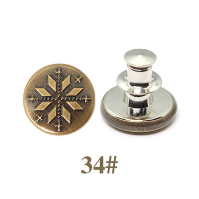 5 Σετ Αποσπώμενα μεταλλικά κουμπιά κουμπώματος για ρούχα τζιν με λεπτή μέση χωρίς ράψιμο Τέλεια εφαρμογή Προσαρμογή DIY γενικής πόρπης