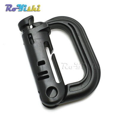 Molle Tactical kuprinė EDC pančiai, karabinas, užsegamas D formos žiedas, raktų žiedo užraktas