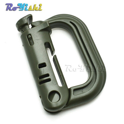 Molle Tactical kuprinė EDC pančiai, karabinas, užsegamas D formos žiedas, raktų žiedo užraktas