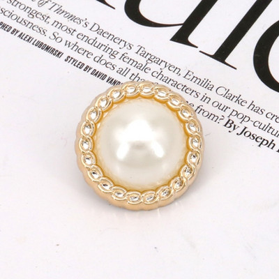 10PCS 18/21/25mm Γυναικείο παλτό αντιανεμικό μαργαριτάρι με ηλεκτρολυτική επιμετάλλωση πλαστικά κουμπιά Αξεσουάρ ραπτικής ένδυσης DIY