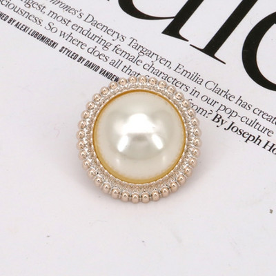 10PCS 18/21/25mm Γυναικείο παλτό αντιανεμικό μαργαριτάρι με ηλεκτρολυτική επιμετάλλωση πλαστικά κουμπιά Αξεσουάρ ραπτικής ένδυσης DIY