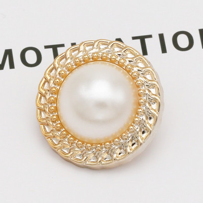 10PCS 18/21/25mm Γυναικείο παλτό αντιανεμικό μαργαριτάρι με ηλεκτρολυτική επιμετάλλωση πλαστικά κουμπιά Αξεσουάρ ραπτικής ένδυσης DIY