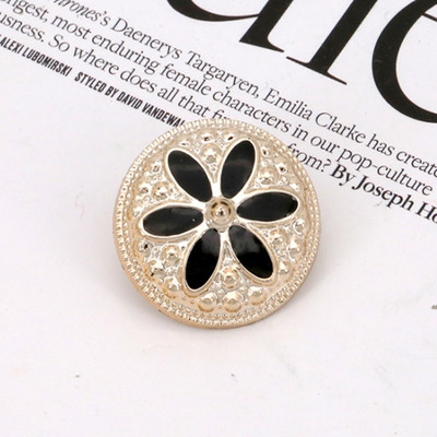 10PCS 18/21/25mm Γυναικείο παλτό αντιανεμικό μαργαριτάρι με ηλεκτρολυτική επιμετάλλωση πλαστικά κουμπιά Αξεσουάρ ραπτικής ένδυσης DIY