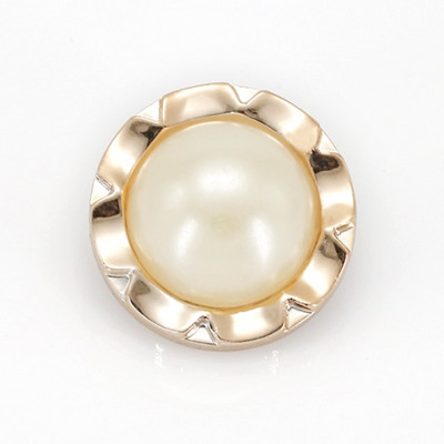 10PCS 18/21/25mm Γυναικείο παλτό αντιανεμικό μαργαριτάρι με ηλεκτρολυτική επιμετάλλωση πλαστικά κουμπιά Αξεσουάρ ραπτικής ένδυσης DIY