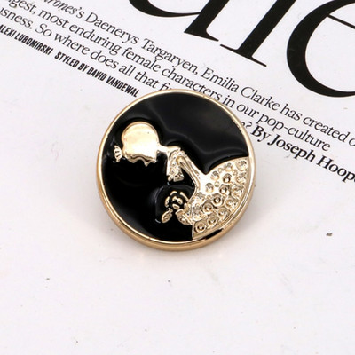 10PCS 18/21/25mm Γυναικείο παλτό αντιανεμικό μαργαριτάρι με ηλεκτρολυτική επιμετάλλωση πλαστικά κουμπιά Αξεσουάρ ραπτικής ένδυσης DIY