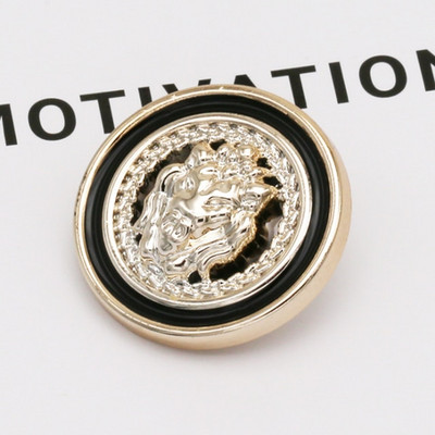 10PCS 18/21/25mm Γυναικείο παλτό αντιανεμικό μαργαριτάρι με ηλεκτρολυτική επιμετάλλωση πλαστικά κουμπιά Αξεσουάρ ραπτικής ένδυσης DIY