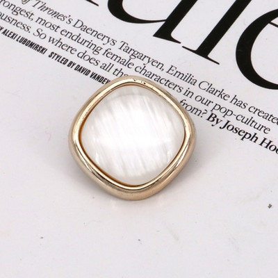 10PCS 18/21/25mm Γυναικείο παλτό αντιανεμικό μαργαριτάρι με ηλεκτρολυτική επιμετάλλωση πλαστικά κουμπιά Αξεσουάρ ραπτικής ένδυσης DIY