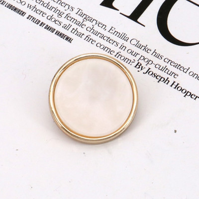 10PCS 18/21/25mm Γυναικείο παλτό αντιανεμικό μαργαριτάρι με ηλεκτρολυτική επιμετάλλωση πλαστικά κουμπιά Αξεσουάρ ραπτικής ένδυσης DIY