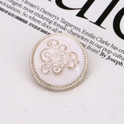 10PCS 18/21/25mm Γυναικείο παλτό αντιανεμικό μαργαριτάρι με ηλεκτρολυτική επιμετάλλωση πλαστικά κουμπιά Αξεσουάρ ραπτικής ένδυσης DIY