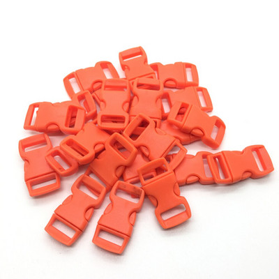 10 tk/partii 3/8" 10 mm lai kontuuriga küljevabastus Paracordi käevõru plastikust pandla jaoks