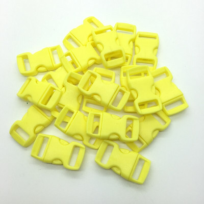 10 tk/partii 3/8" 10 mm lai kontuuriga küljevabastus Paracordi käevõru plastikust pandla jaoks