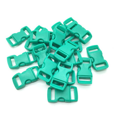 10 tk/partii 3/8" 10 mm lai kontuuriga küljevabastus Paracordi käevõru plastikust pandla jaoks