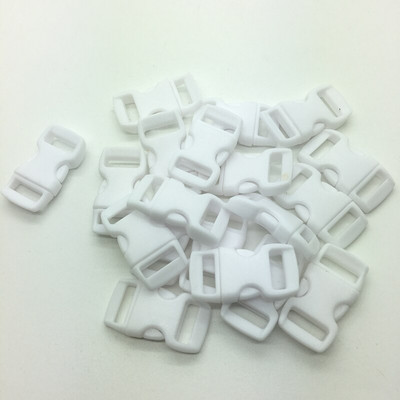 10 tk/partii 3/8" 10 mm lai kontuuriga küljevabastus Paracordi käevõru plastikust pandla jaoks