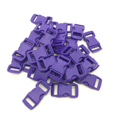 10 tk/partii 3/8" 10 mm lai kontuuriga küljevabastus Paracordi käevõru plastikust pandla jaoks