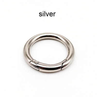 Spring Gate O Ring avatav võtmehoidja võti nahast kott käekoti rihma rihma leiud ripats pandla klambri klamber päästiku konks