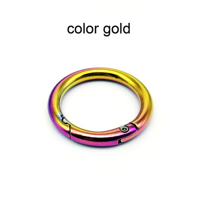 Spring Gate O Ring avatav võtmehoidja võti nahast kott käekoti rihma rihma leiud ripats pandla klambri klamber päästiku konks