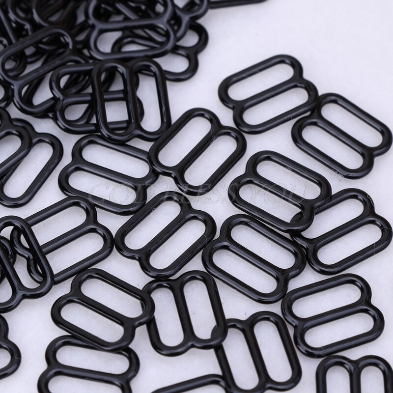 100 komada metalnog donjeg rublja, podesivi grudnjaci za šivanje, klizači, prstenovi, kopče, DIY 6 mm-15 mm, isporuka po isporuci