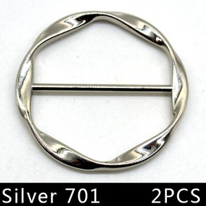 Νέα 2 τμχ/παρτίδα 35mm 40MM Πόρπες ζώνης στρογγυλή μεταλλική πόρπη για χειροτεχνία διακόσμησης ενδυμάτων τσάντα παλτό wind DIY αξεσουάρ ραπτικής