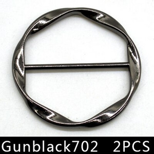 Νέα 2 τμχ/παρτίδα 35mm 40MM Πόρπες ζώνης στρογγυλή μεταλλική πόρπη για χειροτεχνία διακόσμησης ενδυμάτων τσάντα παλτό wind DIY αξεσουάρ ραπτικής