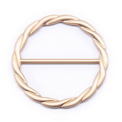 Νέα 2 τμχ/παρτίδα 35mm 40MM Πόρπες ζώνης στρογγυλή μεταλλική πόρπη για χειροτεχνία διακόσμησης ενδυμάτων τσάντα παλτό wind DIY αξεσουάρ ραπτικής