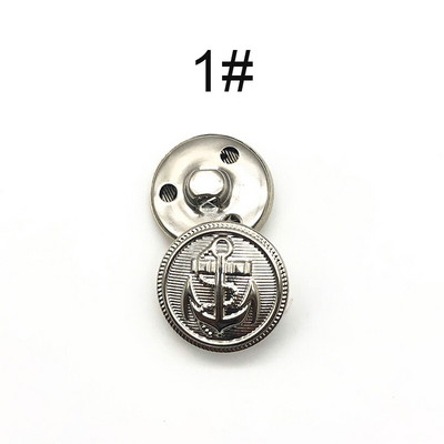 10vnt 15/18/20/23/25 mm aukso aukso spalvos metalinės sagos drabužių palto siuvimo aksesuarai sagos rūbams amatai