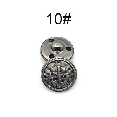 10vnt 15/18/20/23/25 mm aukso aukso spalvos metalinės sagos drabužių palto siuvimo aksesuarai sagos rūbams amatai