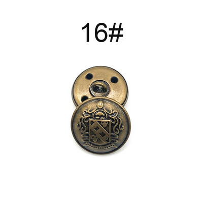 10vnt 15/18/20/23/25 mm aukso aukso spalvos metalinės sagos drabužių palto siuvimo aksesuarai sagos rūbams amatai