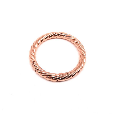 Keerdvedruga O-rõngas avatav nahast kott käekoti rihm pannal Connect Võtmehoidja ripats Võtmekoera kett Snap klambriga klamber karabiin