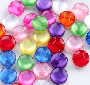 50 kom/lot Veličina: 12,5 mm slatkih boja Gumbi od smole dobre kvalitete Gumbi za košulju Biserni dodaci za šivanje odjeće DIY rukotvorine (ss-288)