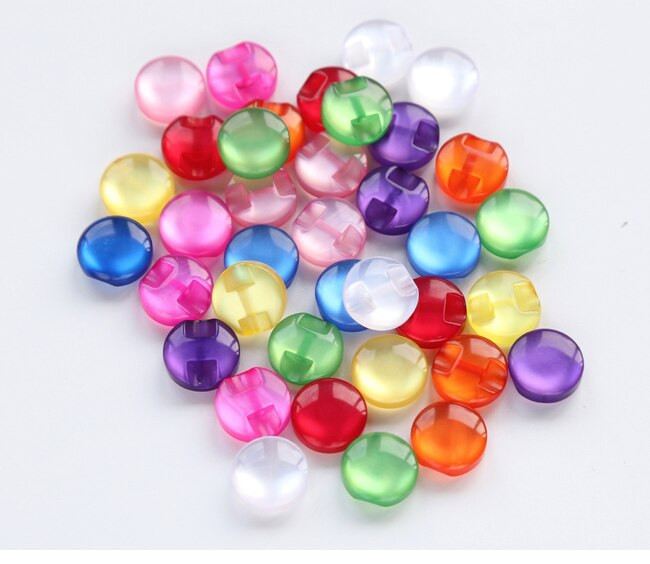 50 kom/lot Veličina: 12,5 mm slatkih boja Gumbi od smole dobre kvalitete Gumbi za košulju Biserni dodaci za šivanje odjeće DIY rukotvorine (ss-288)