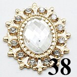 10 τμχ/παρτίδα DIY Manualidades Accessories Snap Flatback ράψιμο κουμπί για ρούχα Διακοσμητικά μεταλλικά κουμπιά από στρας κοσμήματα