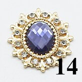 10 τμχ/παρτίδα DIY Manualidades Accessories Snap Flatback ράψιμο κουμπί για ρούχα Διακοσμητικά μεταλλικά κουμπιά από στρας κοσμήματα