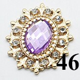 10 τμχ/παρτίδα DIY Manualidades Accessories Snap Flatback ράψιμο κουμπί για ρούχα Διακοσμητικά μεταλλικά κουμπιά από στρας κοσμήματα