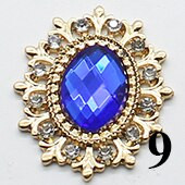 10 τμχ/παρτίδα DIY Manualidades Accessories Snap Flatback ράψιμο κουμπί για ρούχα Διακοσμητικά μεταλλικά κουμπιά από στρας κοσμήματα