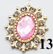 10 τμχ/παρτίδα DIY Manualidades Accessories Snap Flatback ράψιμο κουμπί για ρούχα Διακοσμητικά μεταλλικά κουμπιά από στρας κοσμήματα