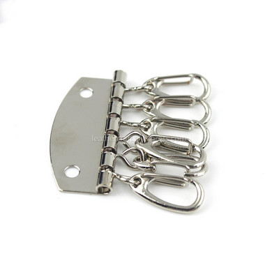 1 x metalni držač za ključeve, organizator s privjescima za ključeve sa 6 karabina za kožni novčanik, futrola za ključeve, torbica, hardver