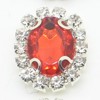 10 kom, gumbi za šivanje vještačkih dijamanata za ručni rad, 20*16 mm, prikladni za odjeću, šešire i druge ukrasne dodatke