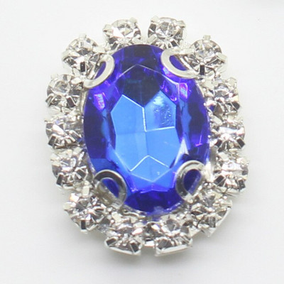 10 kom, gumbi za šivanje vještačkih dijamanata za ručni rad, 20*16 mm, prikladni za odjeću, šešire i druge ukrasne dodatke