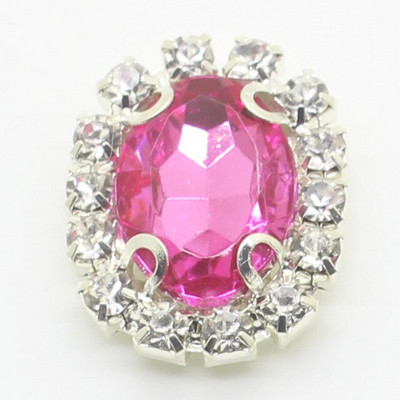 10 kom, gumbi za šivanje vještačkih dijamanata za ručni rad, 20*16 mm, prikladni za odjeću, šešire i druge ukrasne dodatke