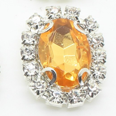 10 kom, gumbi za šivanje vještačkih dijamanata za ručni rad, 20*16 mm, prikladni za odjeću, šešire i druge ukrasne dodatke