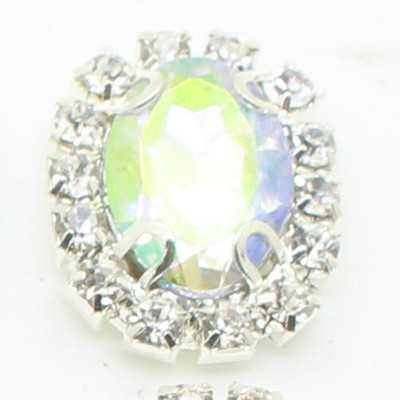 10 kom, gumbi za šivanje vještačkih dijamanata za ručni rad, 20*16 mm, prikladni za odjeću, šešire i druge ukrasne dodatke